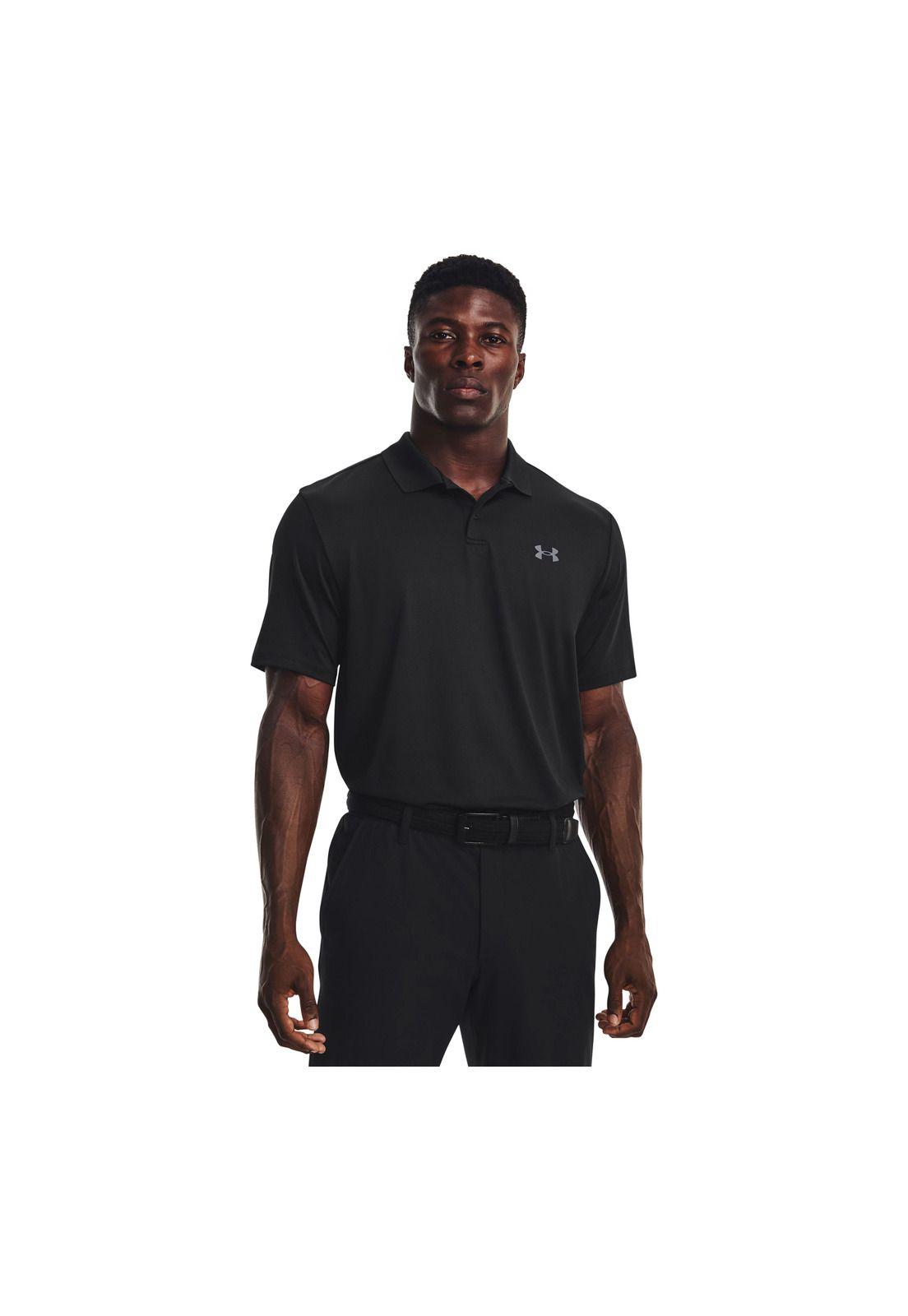 Polo Golf Performance 3 Negro Hombre-3
