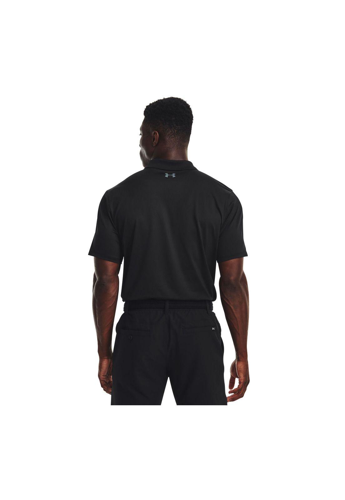 Polo Golf Performance 3 Negro Hombre-4