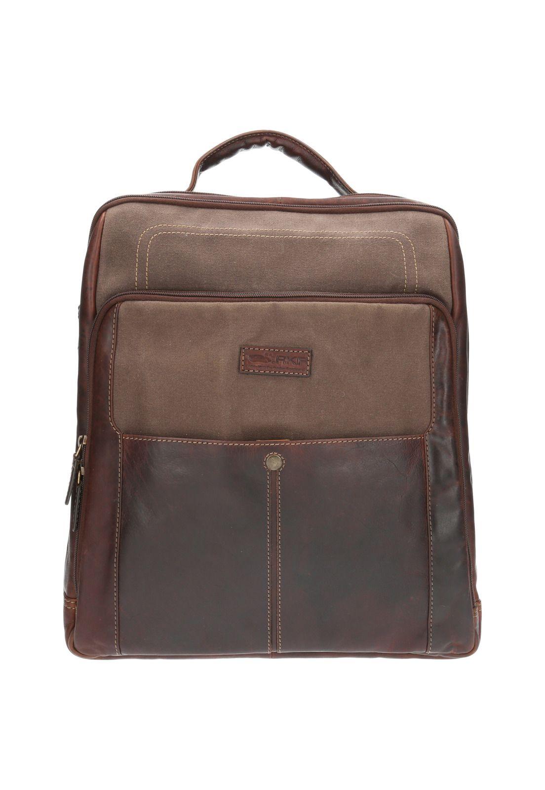 Mochila Unisex Wx Zurich Back Café-0