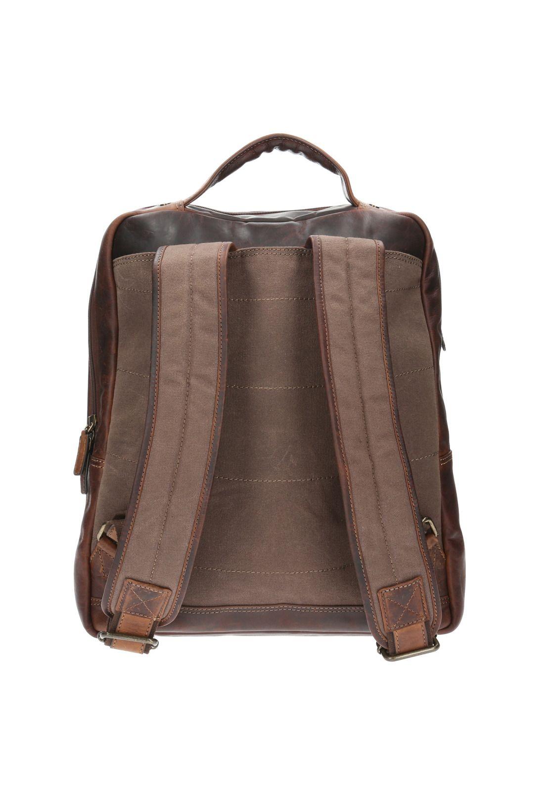 Mochila Unisex Wx Zurich Back Café-1