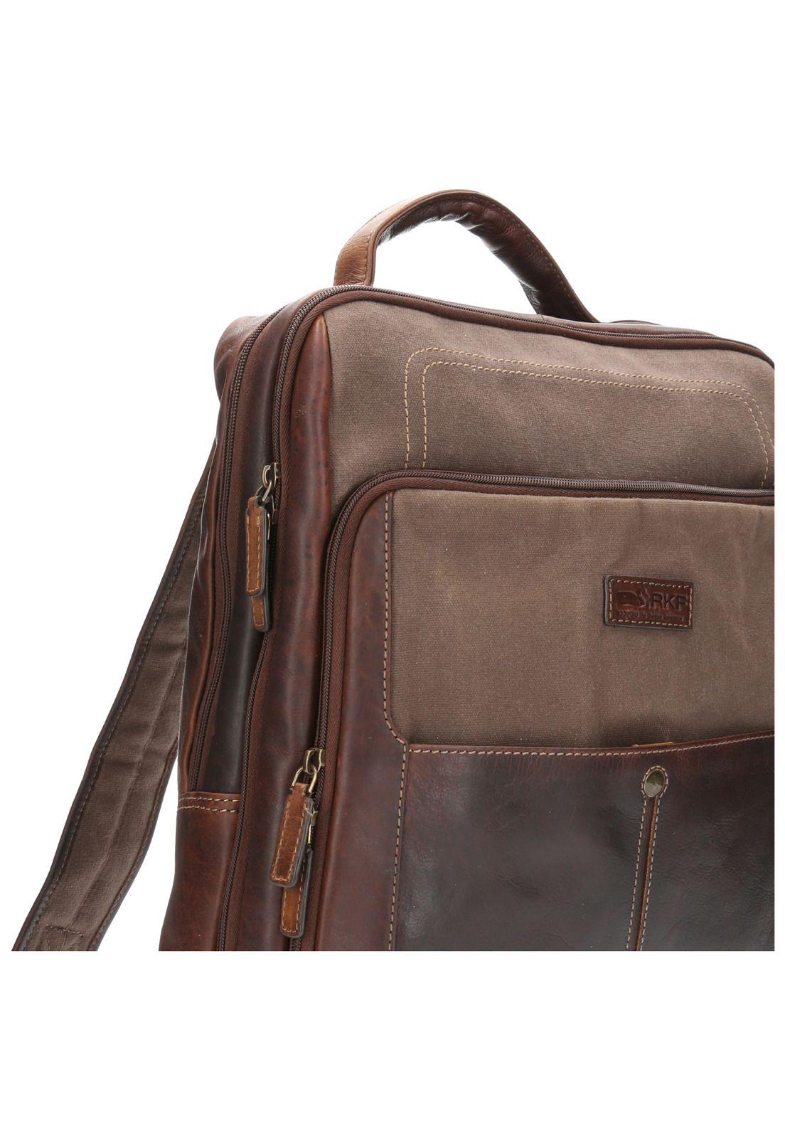 Mochila Unisex Wx Zurich Back Café-3