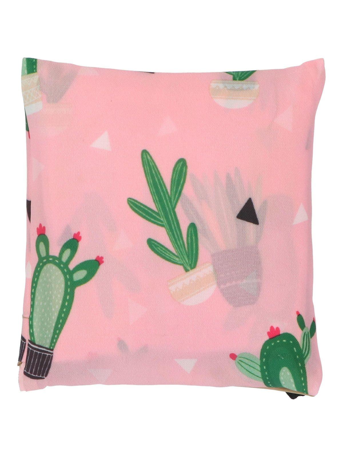 Bolsa Poliéster Mujer Shopping Cactus Rosado-2