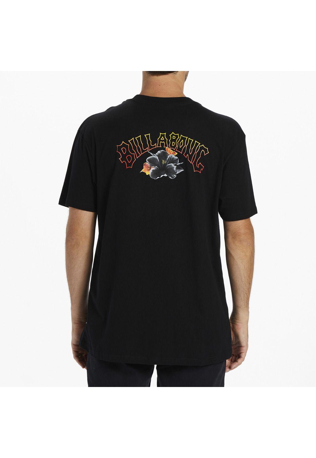 Polera M/C Hombre Kamea Lava Arch M Negro-3