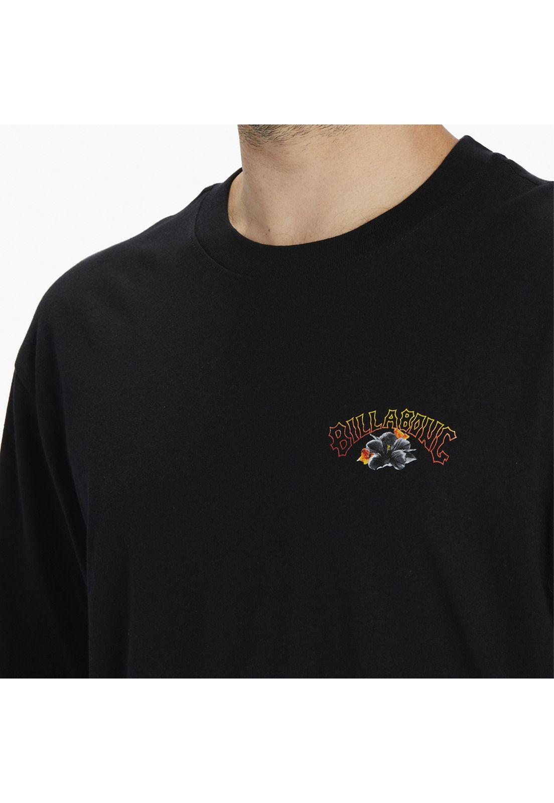 Polera M/C Hombre Kamea Lava Arch M Negro-4