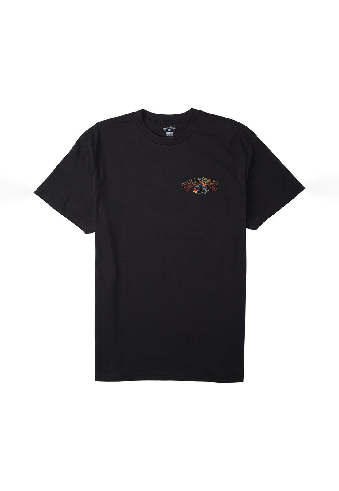 Polera M/C Hombre Kamea Lava Arch M Negro-6