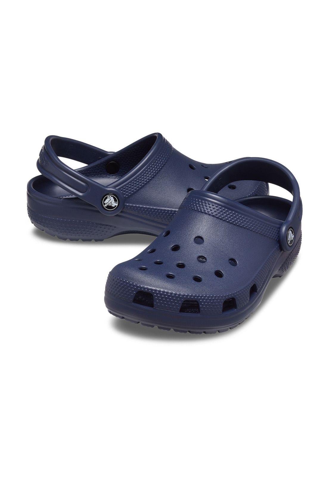 Zueco Crocs Niño Classic K Azul Oscuro-3