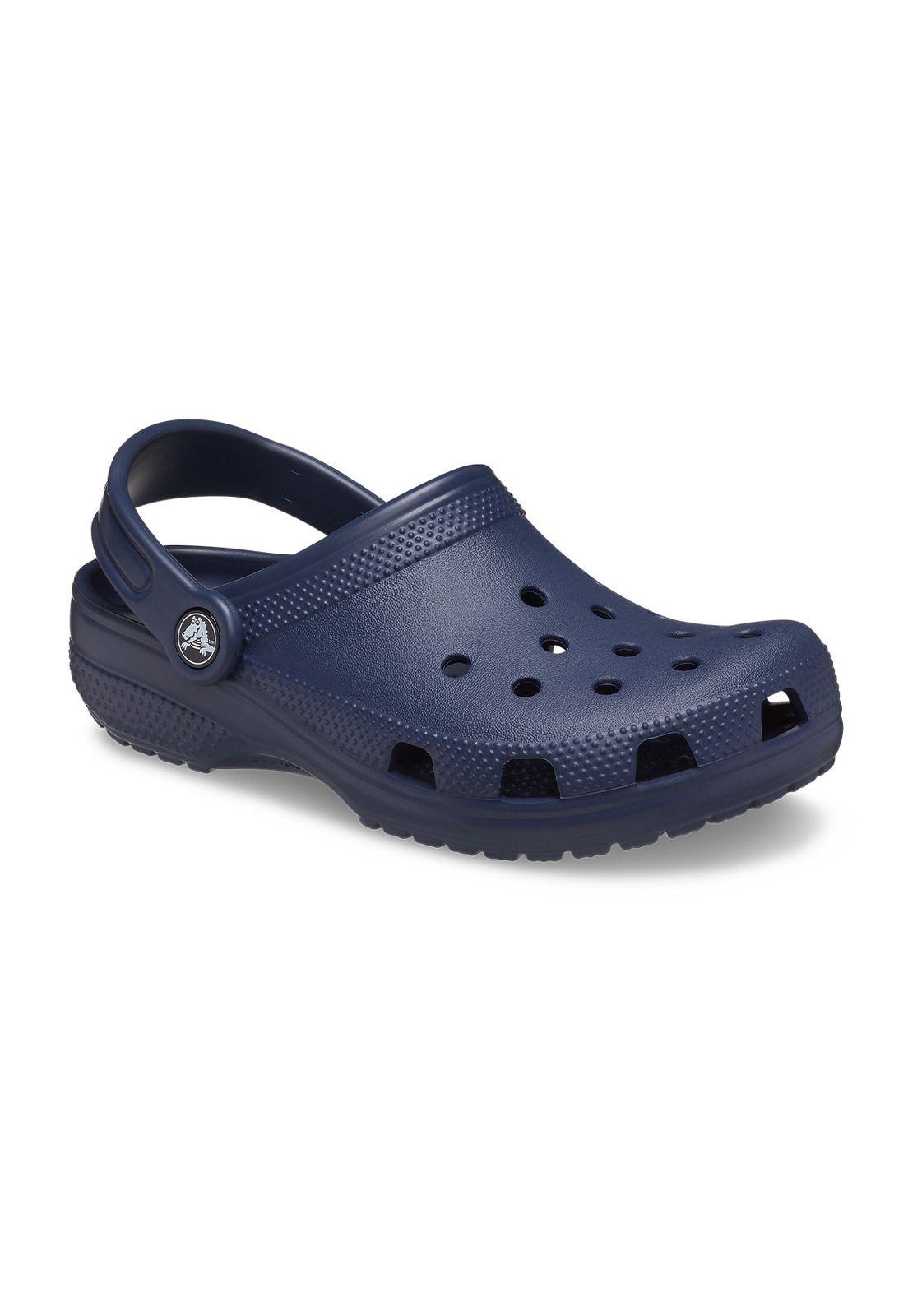 Zueco Crocs Niño Classic K Azul Oscuro-6