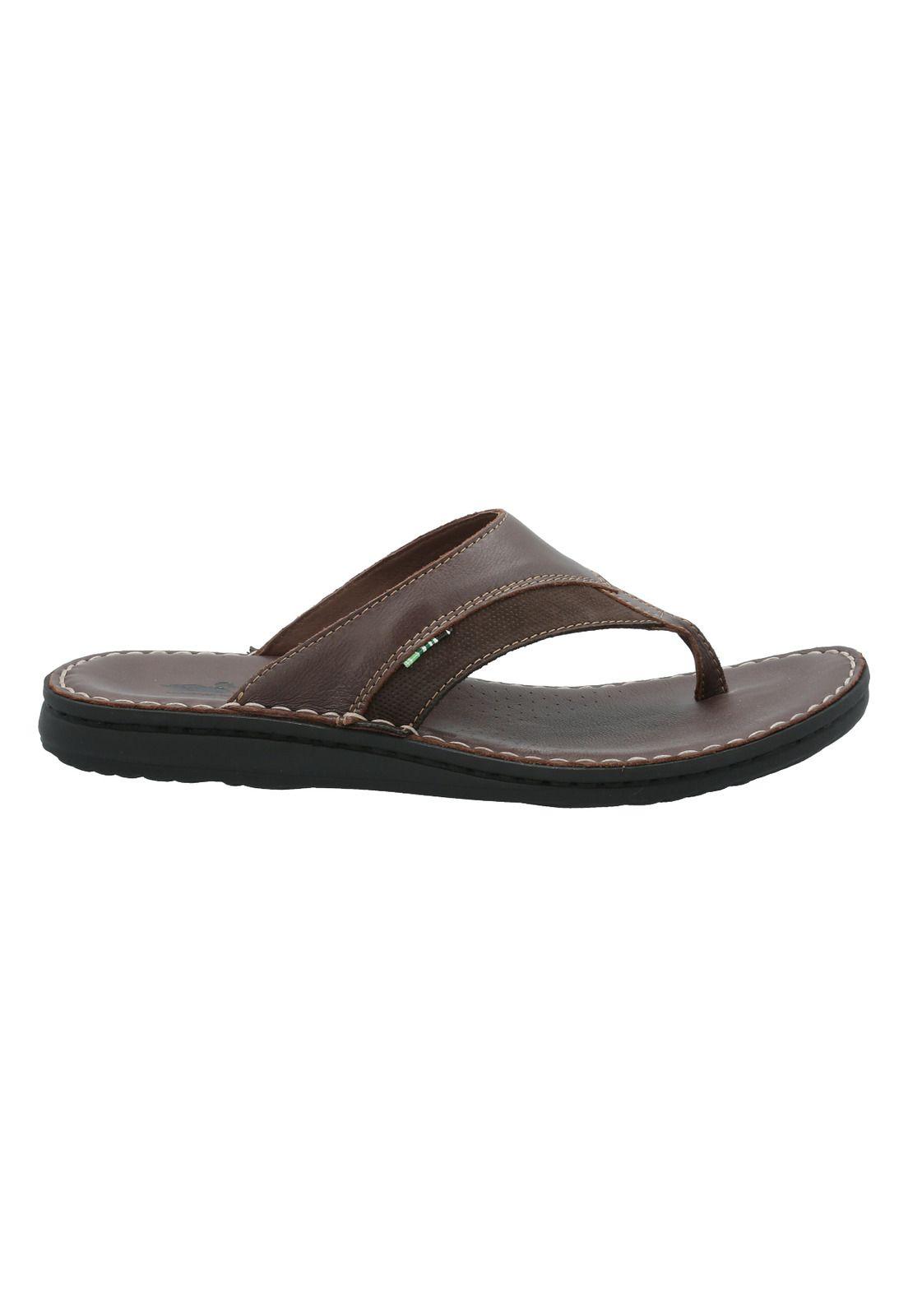 Sandalia Cuero Hombre Curt Café -0