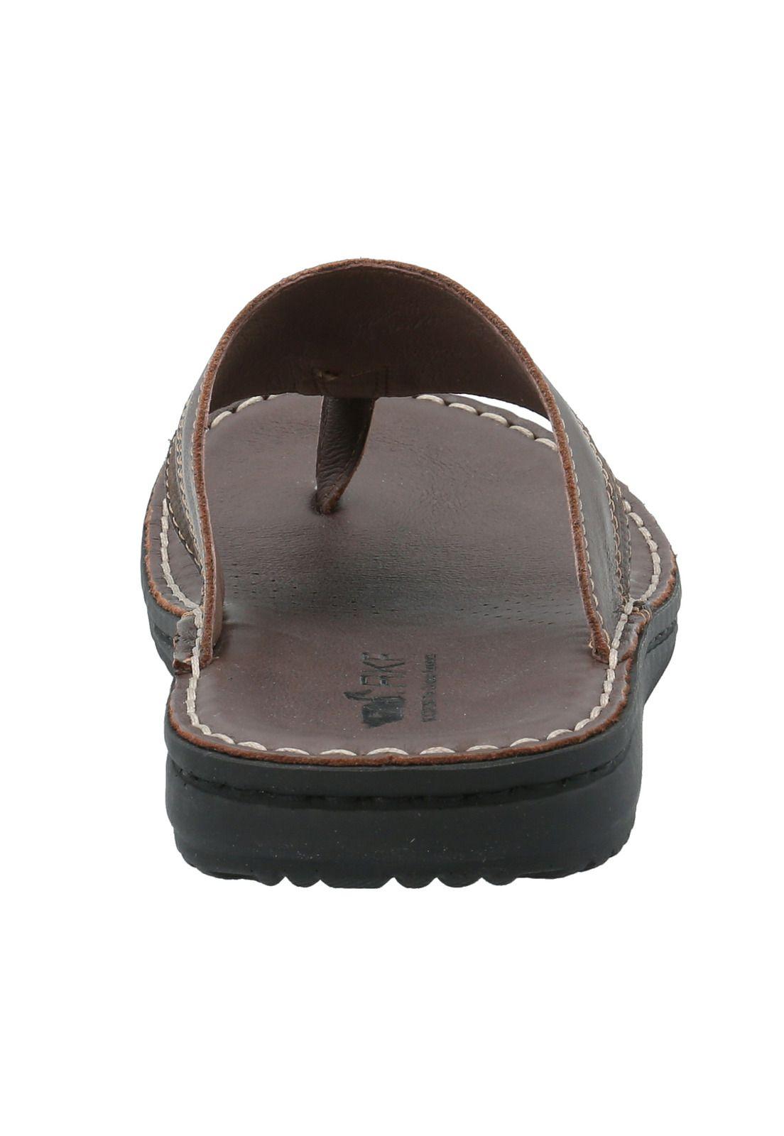 Sandalia Cuero Hombre Curt Café -5