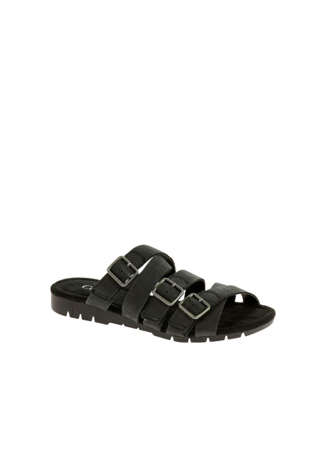 Sandalia Mujer Casual Sahara Negro-0