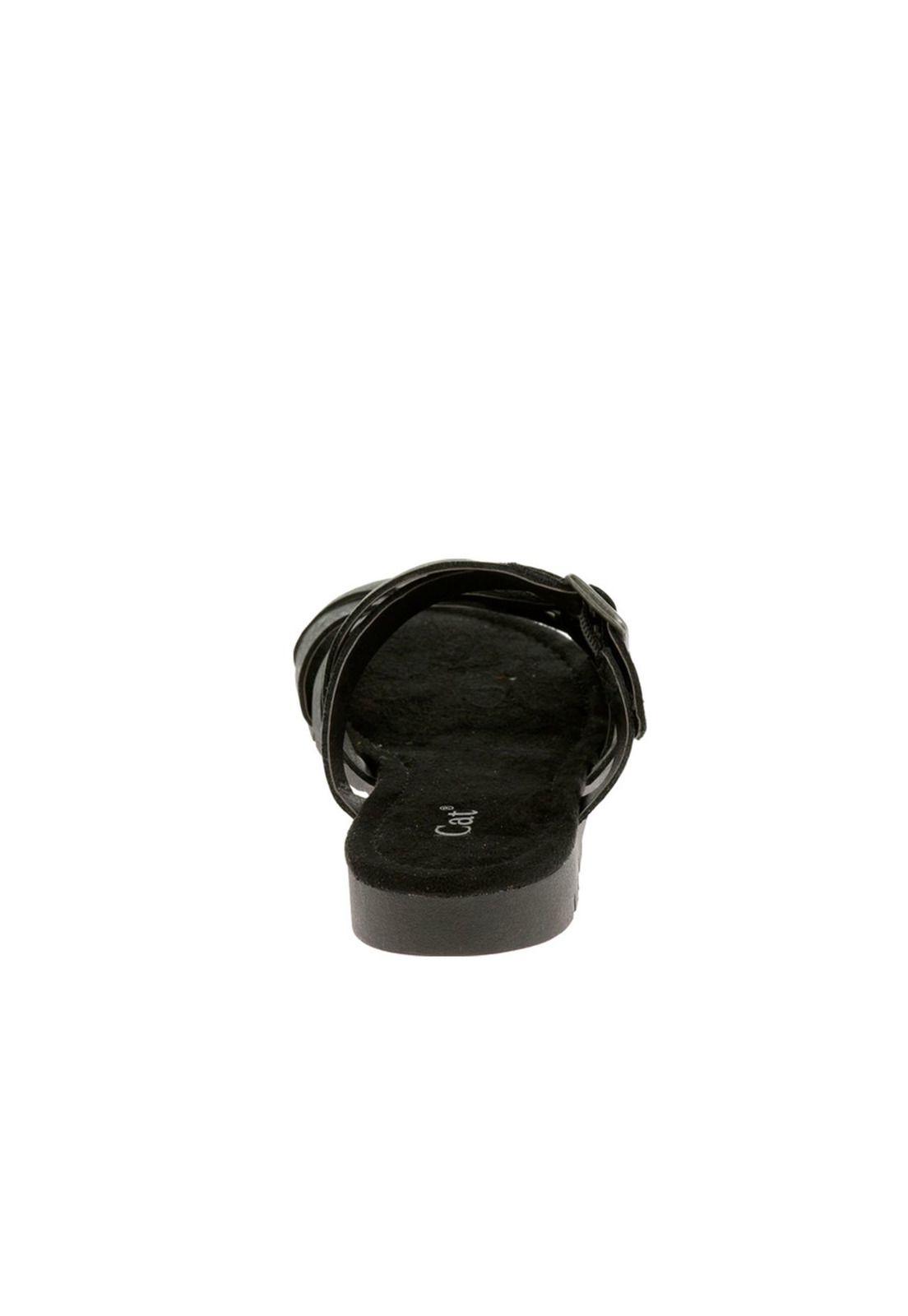 Sandalia Mujer Casual Sahara Negro-4