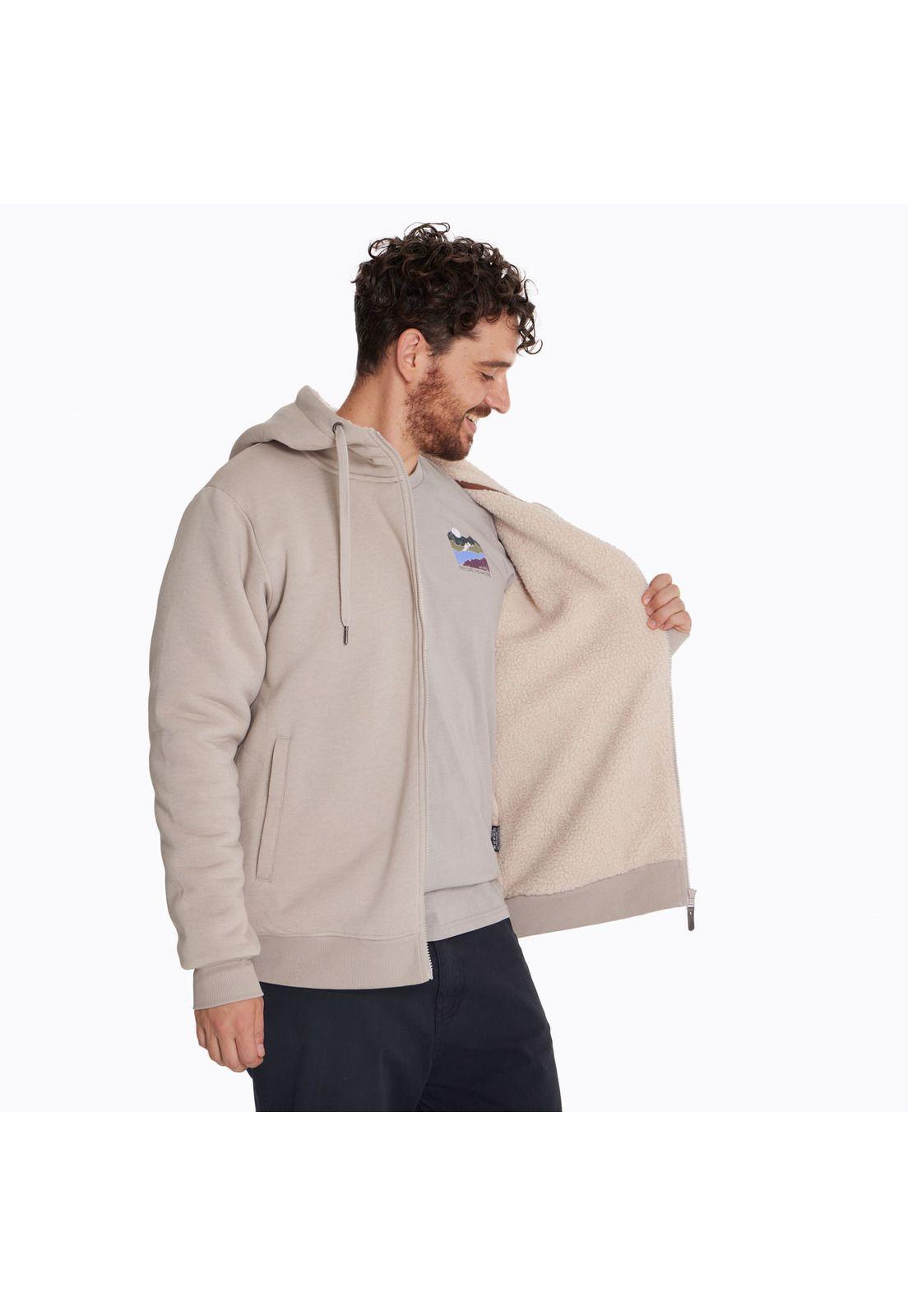 Polerón Hombre Cotton Sherpa 2 Beige-3