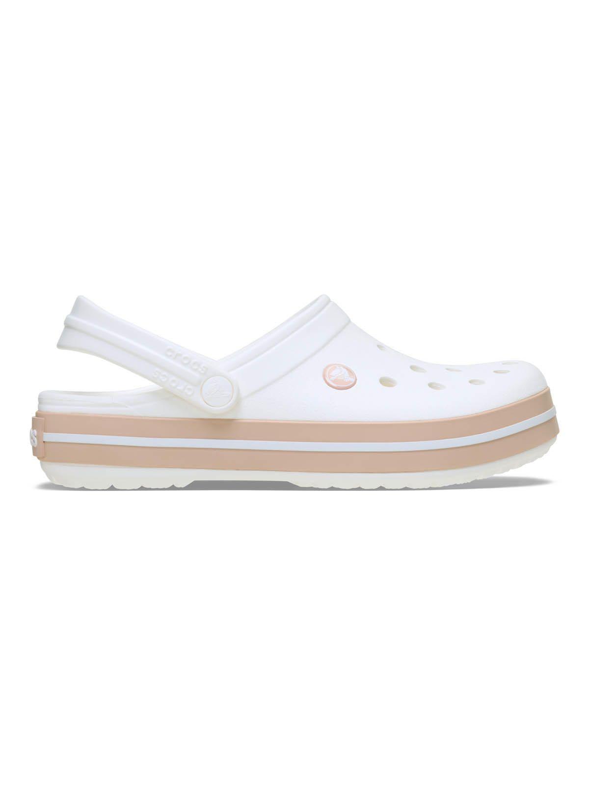 Zueco Unisex Crocband Clog Blanco-0