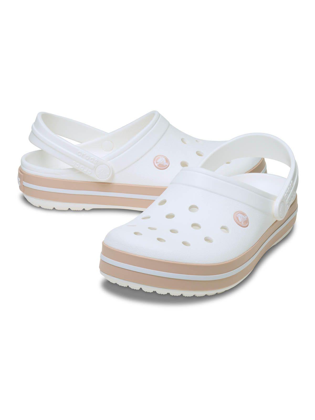 Zueco Unisex Crocband Clog Blanco-3