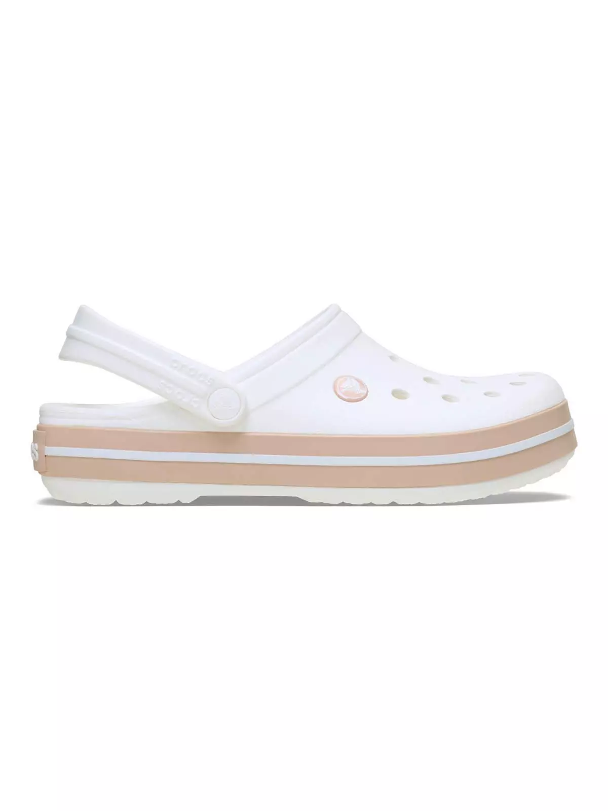Zueco Unisex Crocband Clog Blanco-0