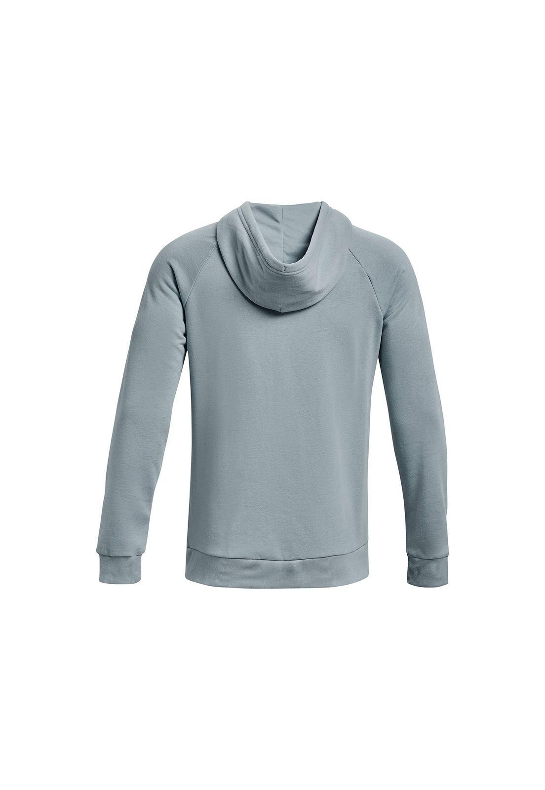 Polerón UA Rival Fleece Big Logo para hombre Celeste-1