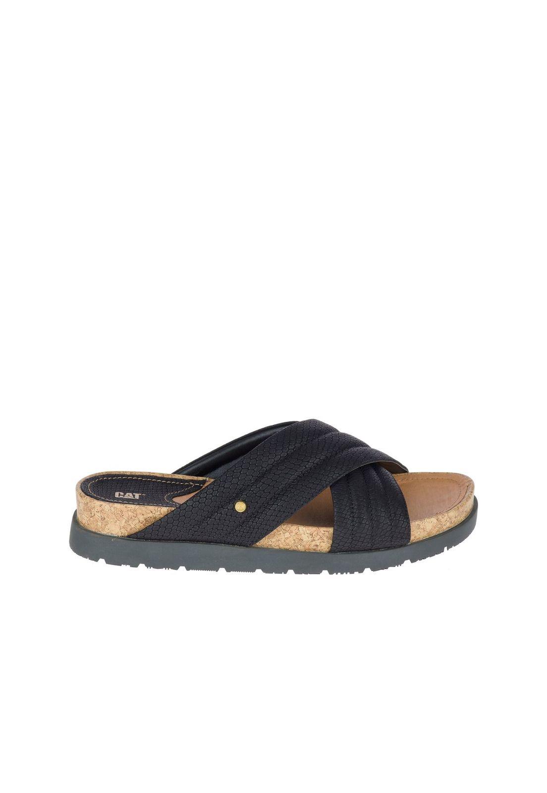 Sandalia Mujer Casual Sequestered Negro-1