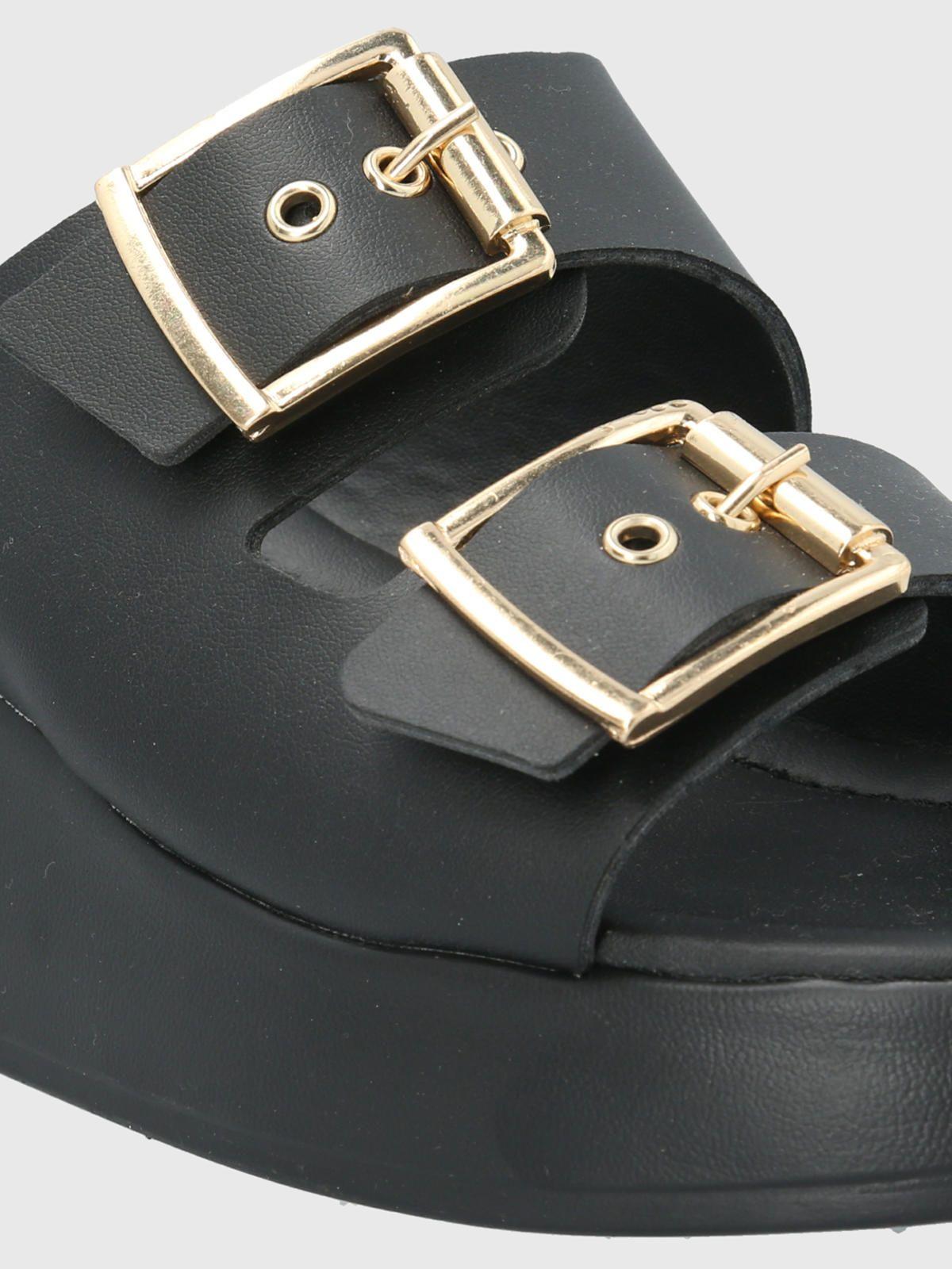 Sandalia Negro Mujer Carlotta -6