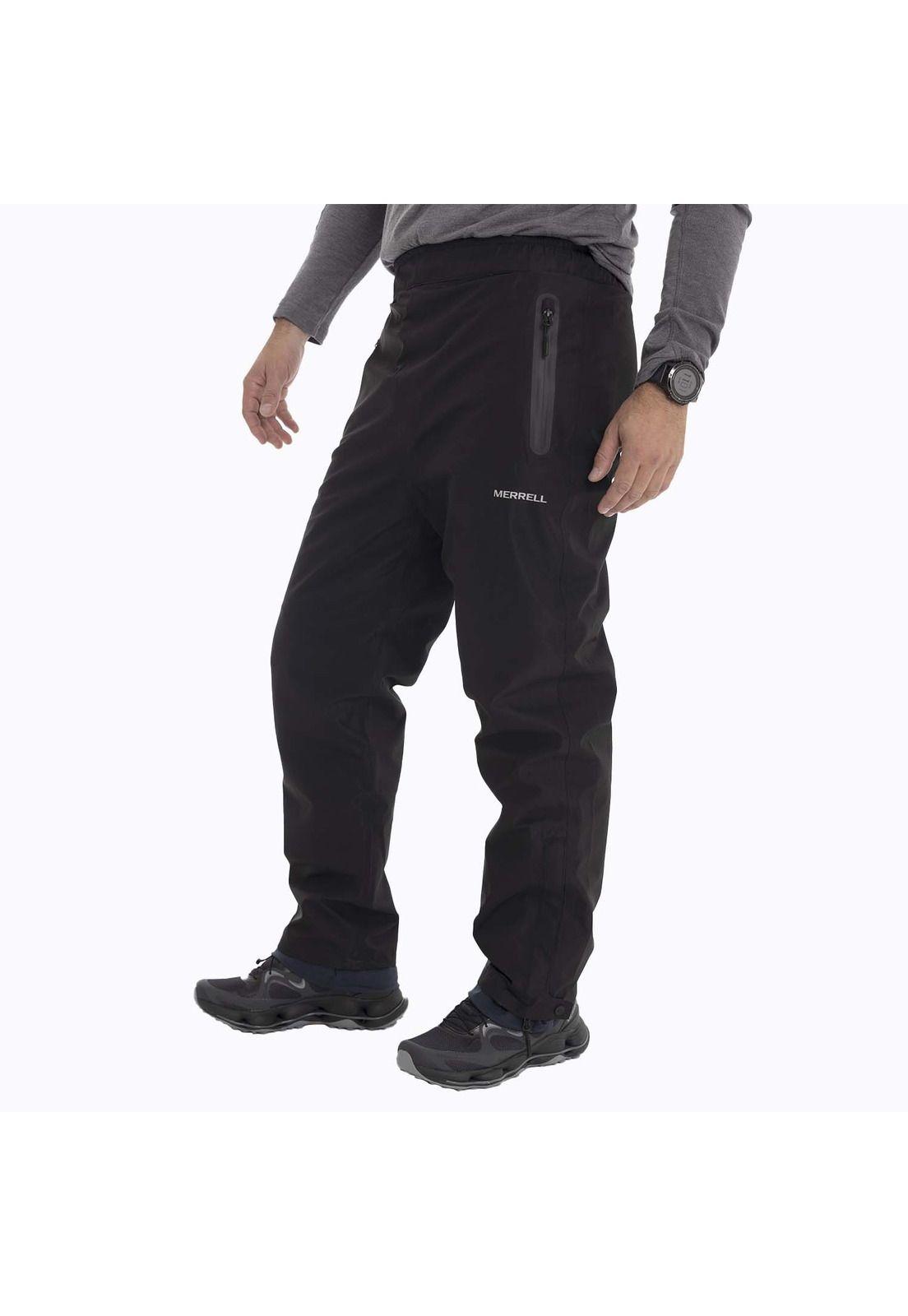 Cubre Pantalon outdoor Negro Hombre Hardshell Merrell-6