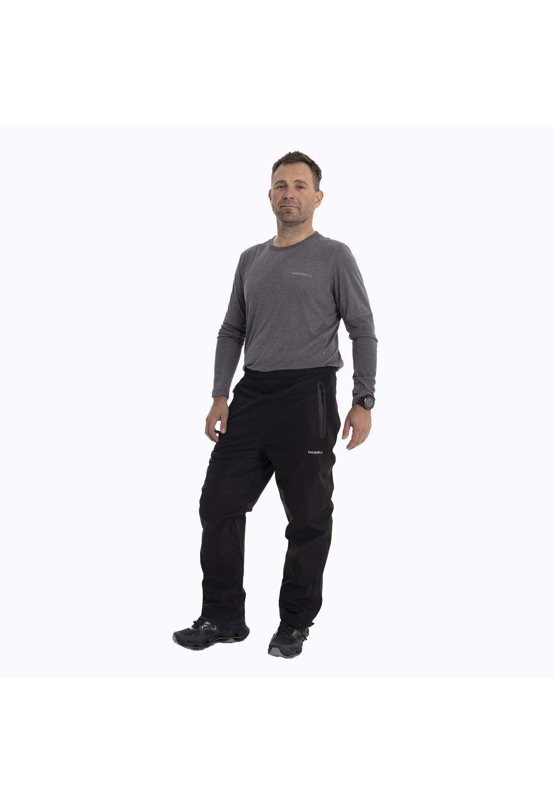 Cubre Pantalon outdoor Negro Hombre Hardshell Merrell-7