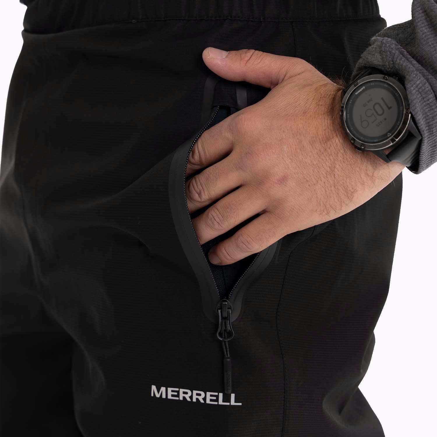 Cubre Pantalon outdoor Negro Hombre Hardshell Merrell-2