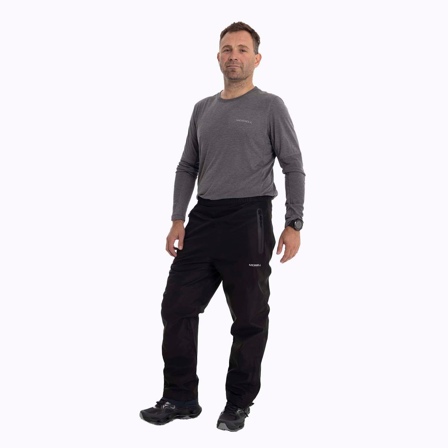 Cubre Pantalon outdoor Negro Hombre Hardshell Merrell-7