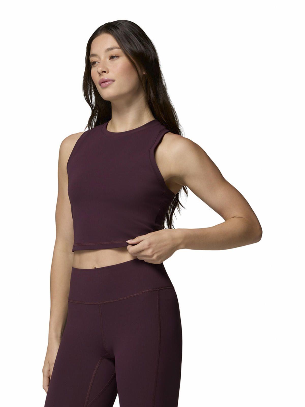 Polera Sin Mangas Mujer Loneridge Tank Morado-1