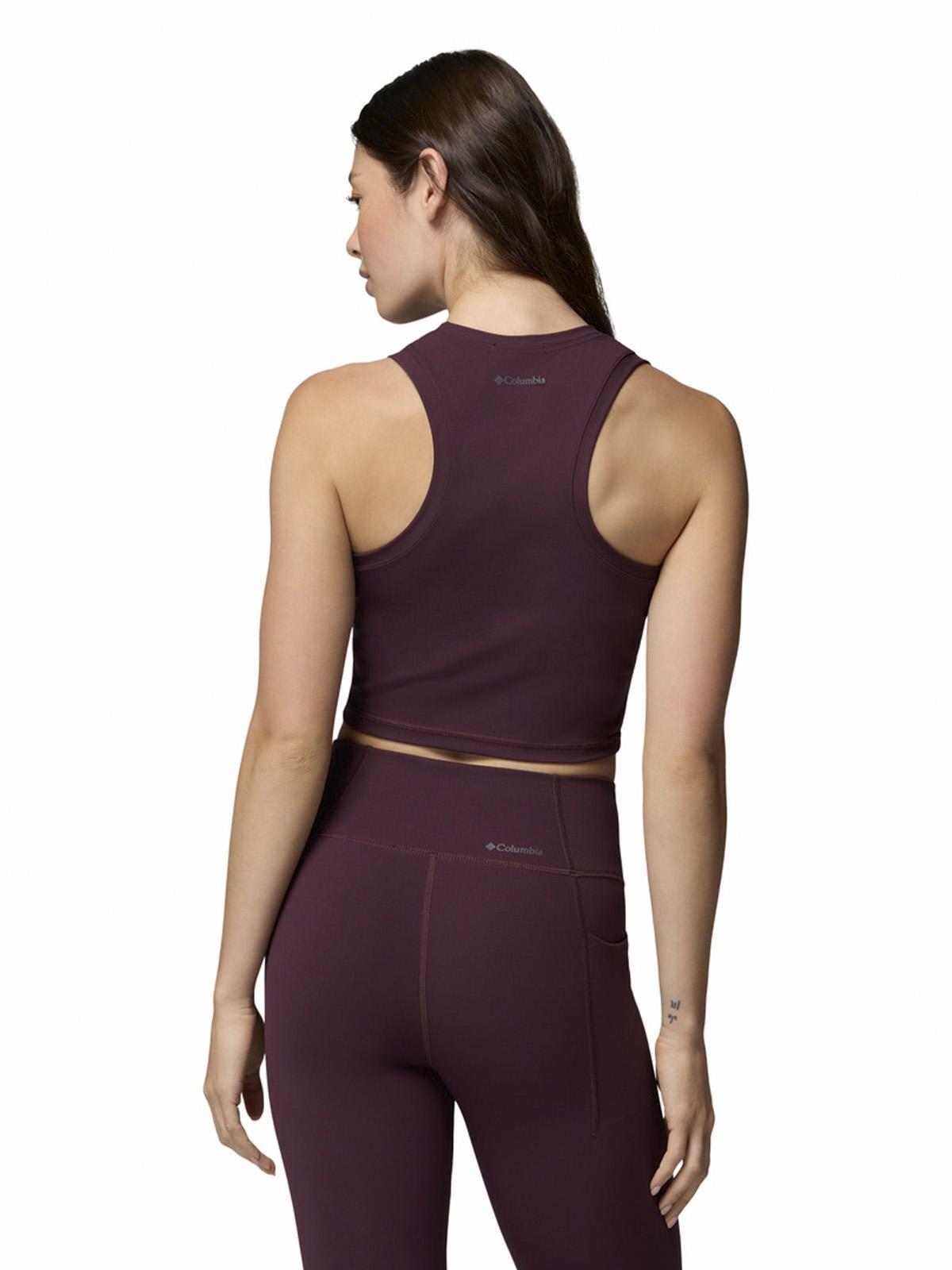 Polera Sin Mangas Mujer Loneridge Tank Morado-5