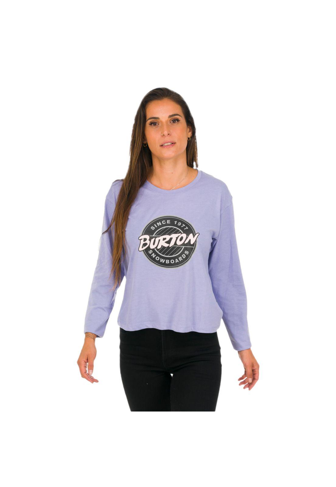 Polera M/L Mujer Retro I Lila -0