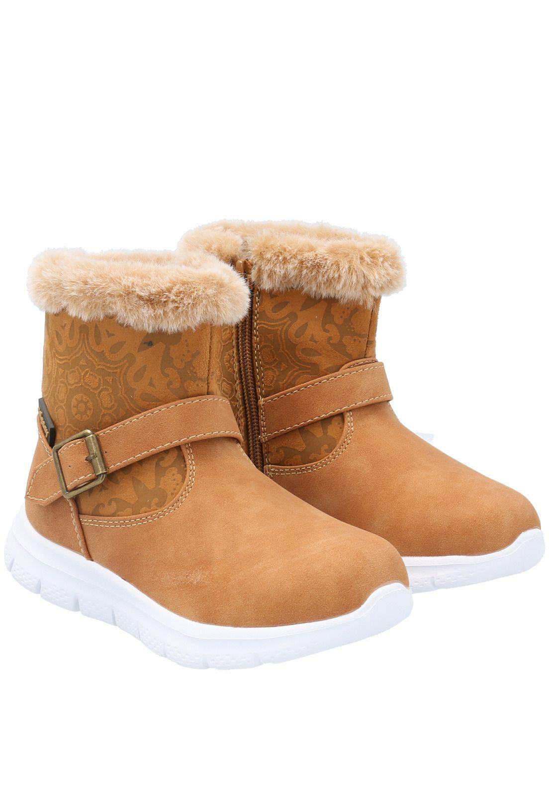 Bota Niña Lyra Camel-7