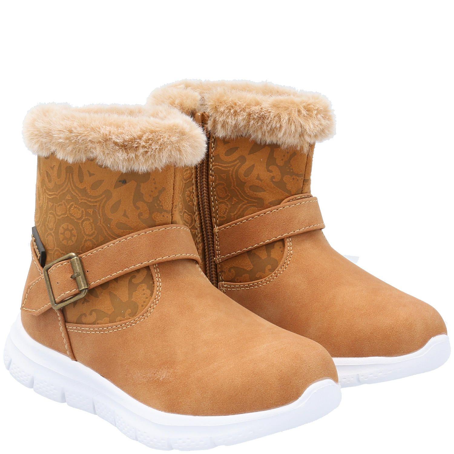 Bota Niña Lyra Camel-7