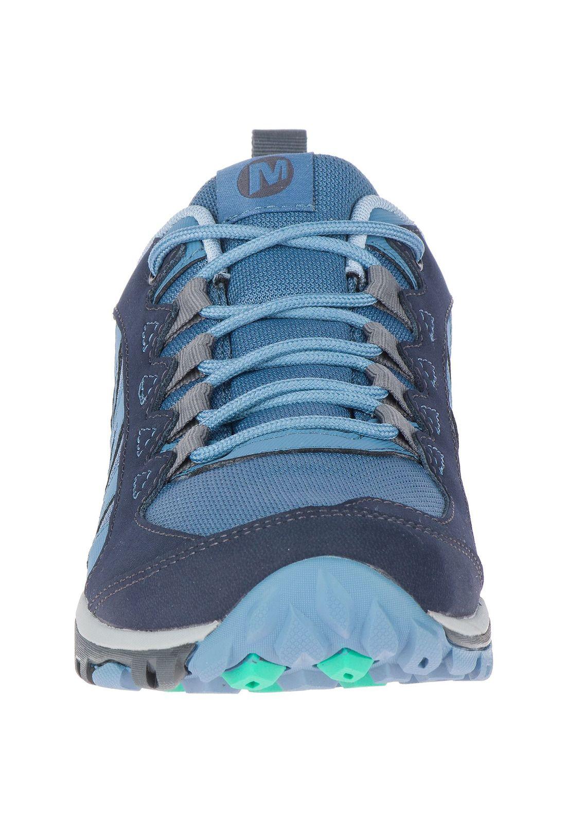 Zapatilla Mujer Lulea Azul Acero-2