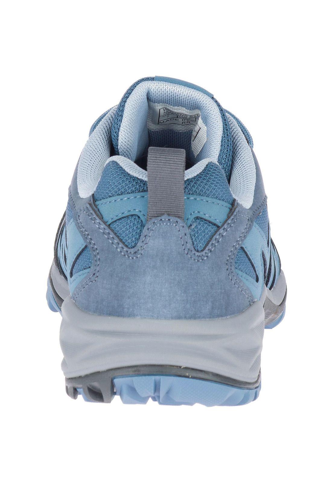 Zapatilla Mujer Lulea Azul Acero-4