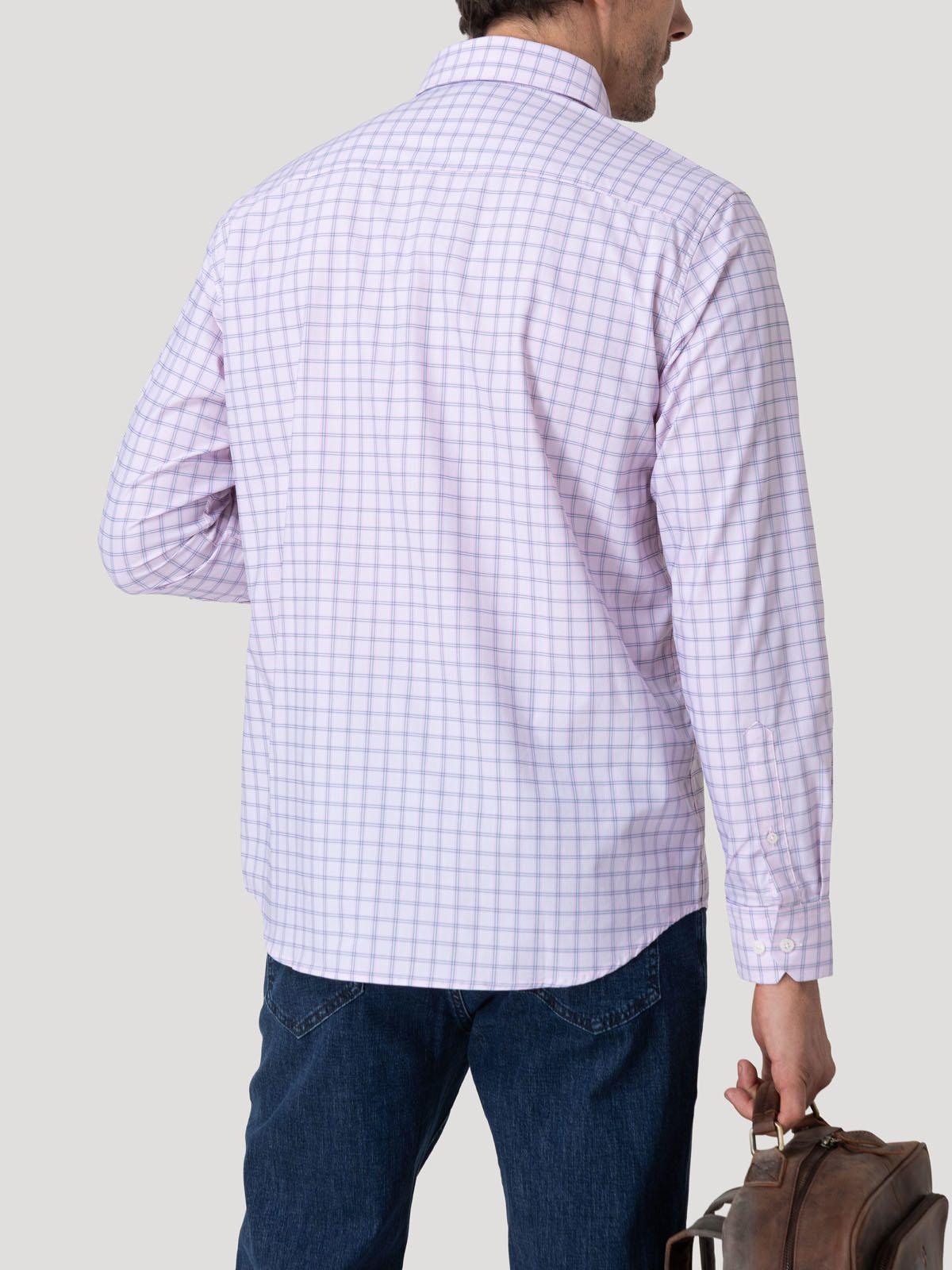 Camisa Smart Travel Hombre Latitude Rosado-5