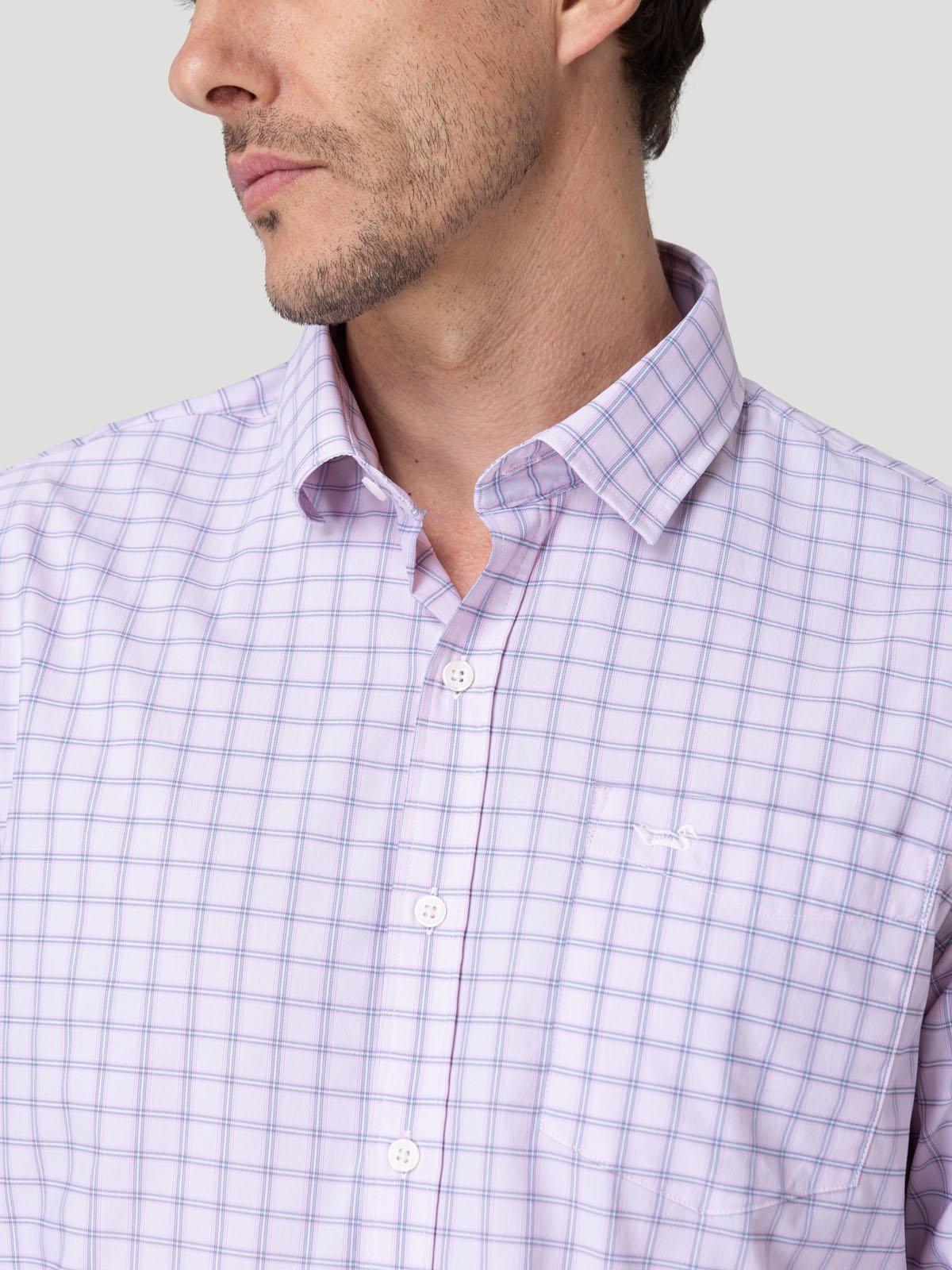 Camisa Smart Travel Hombre Latitude Rosado-6