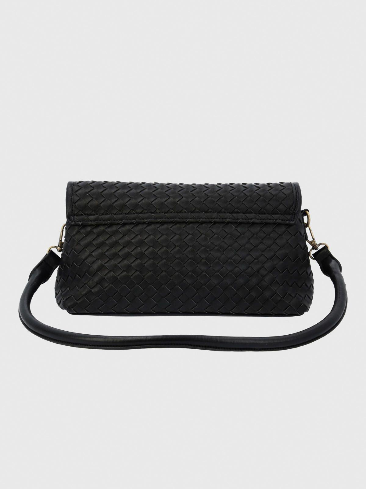 Cartera Ecocuero Mujer Brass Bag Negro-2