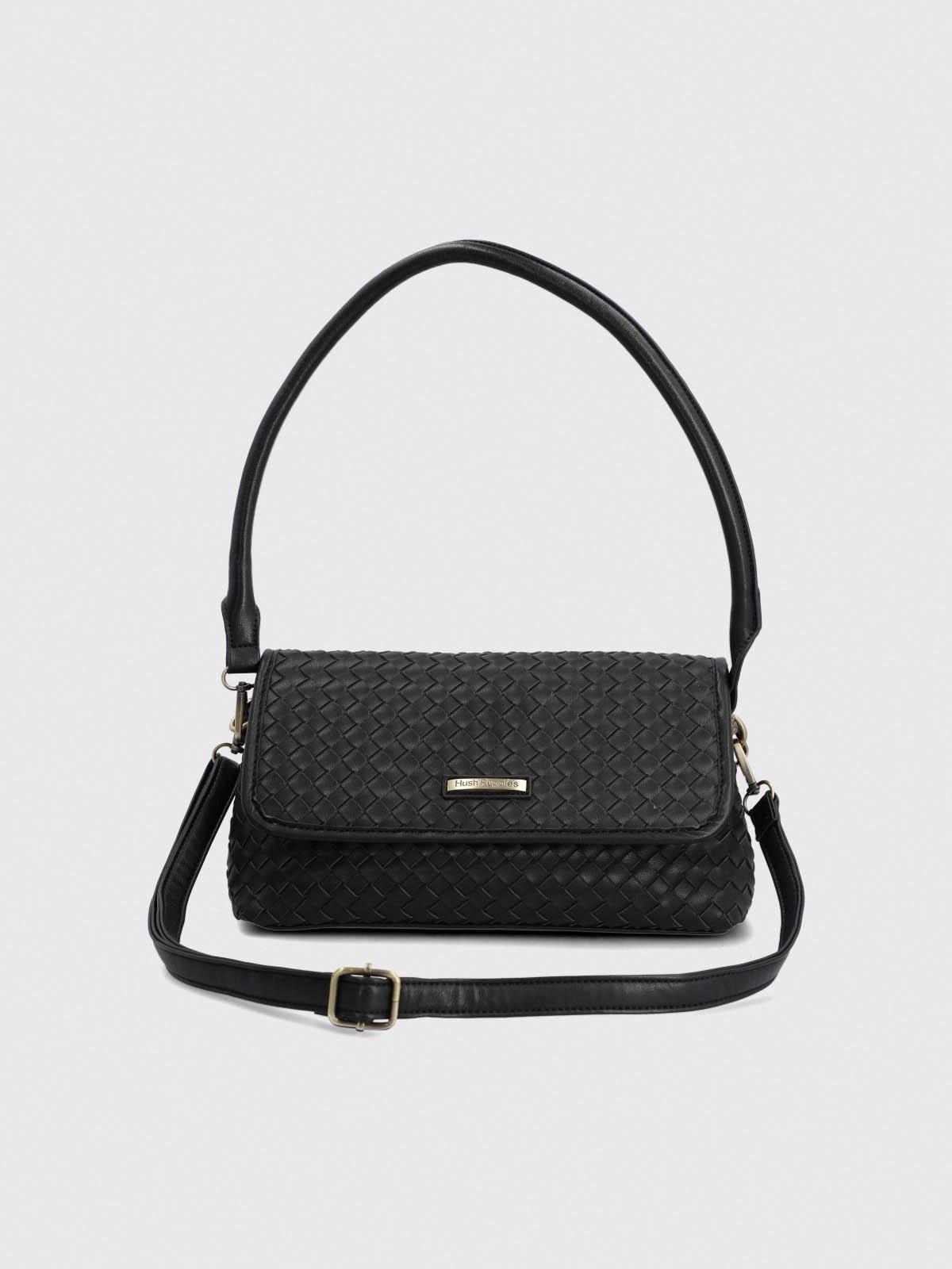Cartera Ecocuero Mujer Brass Bag Negro-3