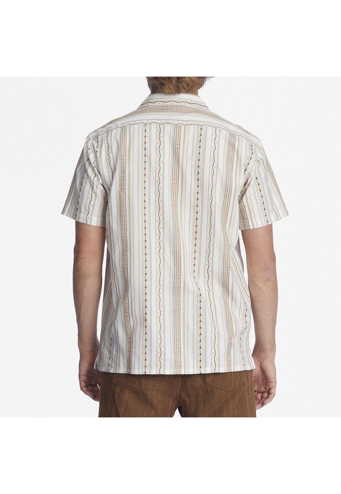 Camisa M/C Wesley Shirt Blanco Hombre-1