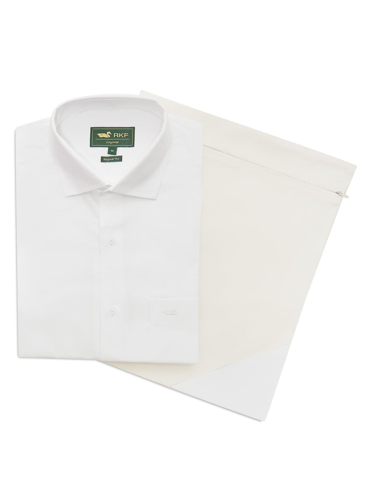 Camisa Algodón Hombre Easysolid Blanco-4
