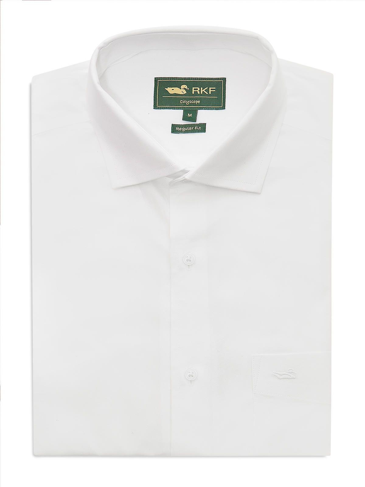 Camisa Algodón Hombre Easysolid Blanco-0