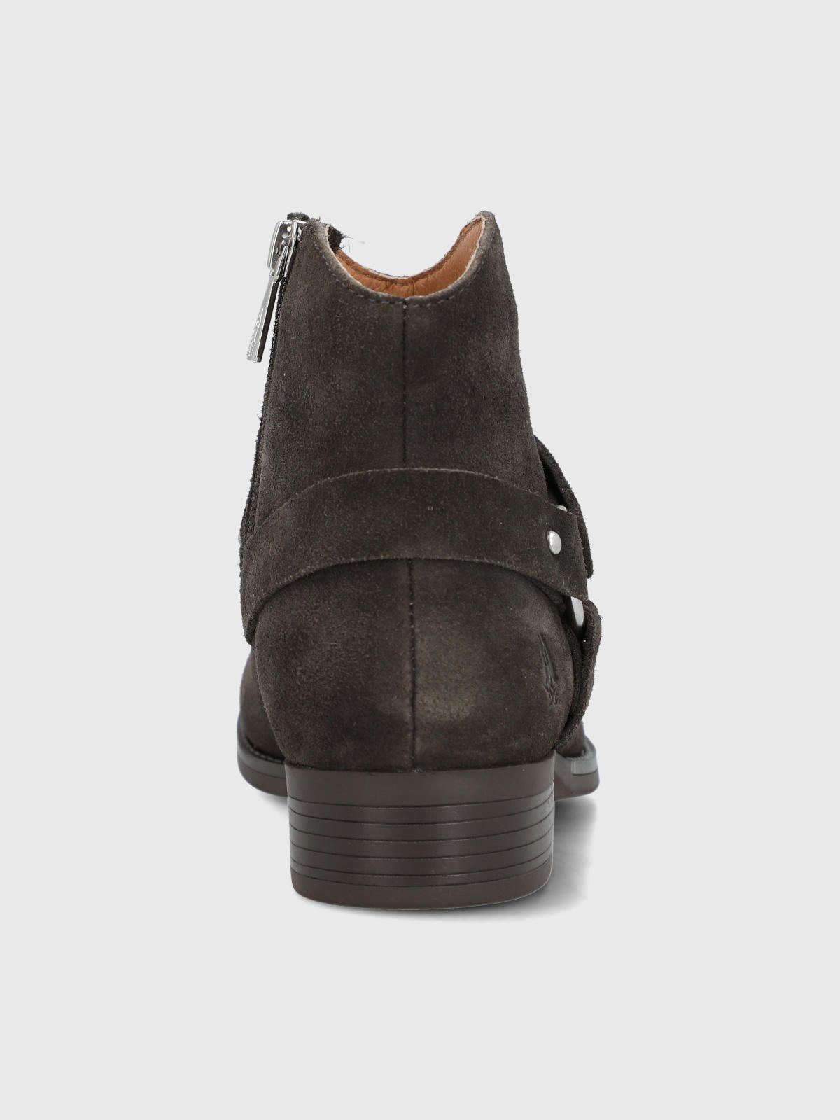 Botin Cuero Mujer Alvania Café-6