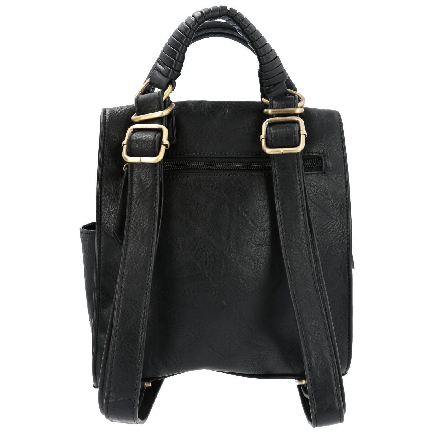 Cartera Mochila Mujer Date I Backbag Negro-2