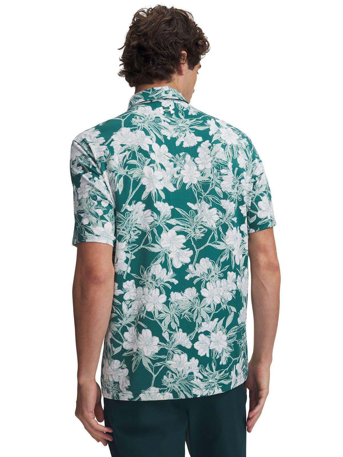 Polera M/C Hombre Matchplay Printed Polo Polera Verde-1