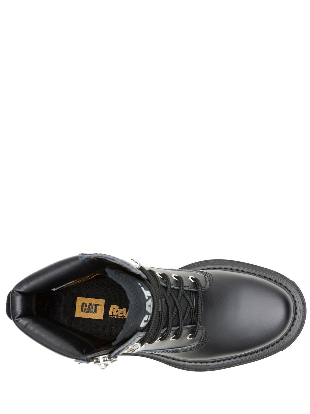 Botín Gamuza Bolder Zip Mujer Negro-6