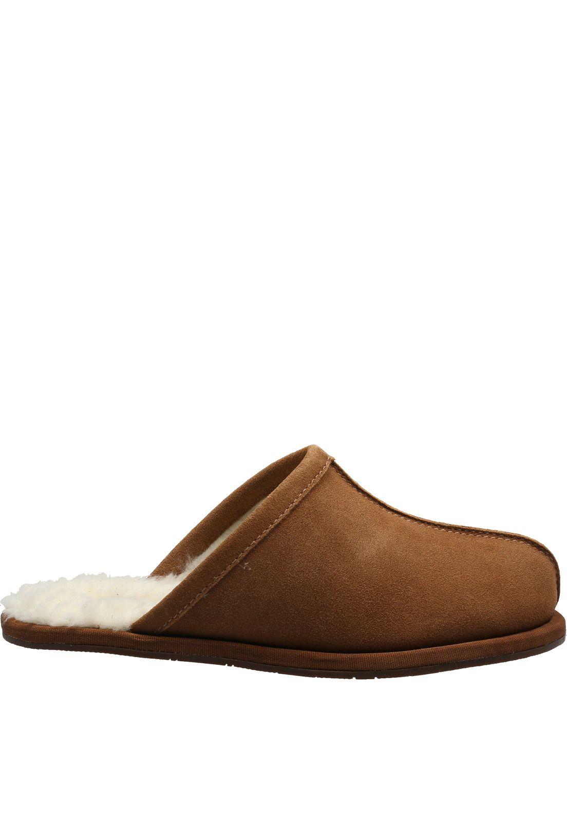 Pantufla Cuero Hp Slipper Leone Café-1