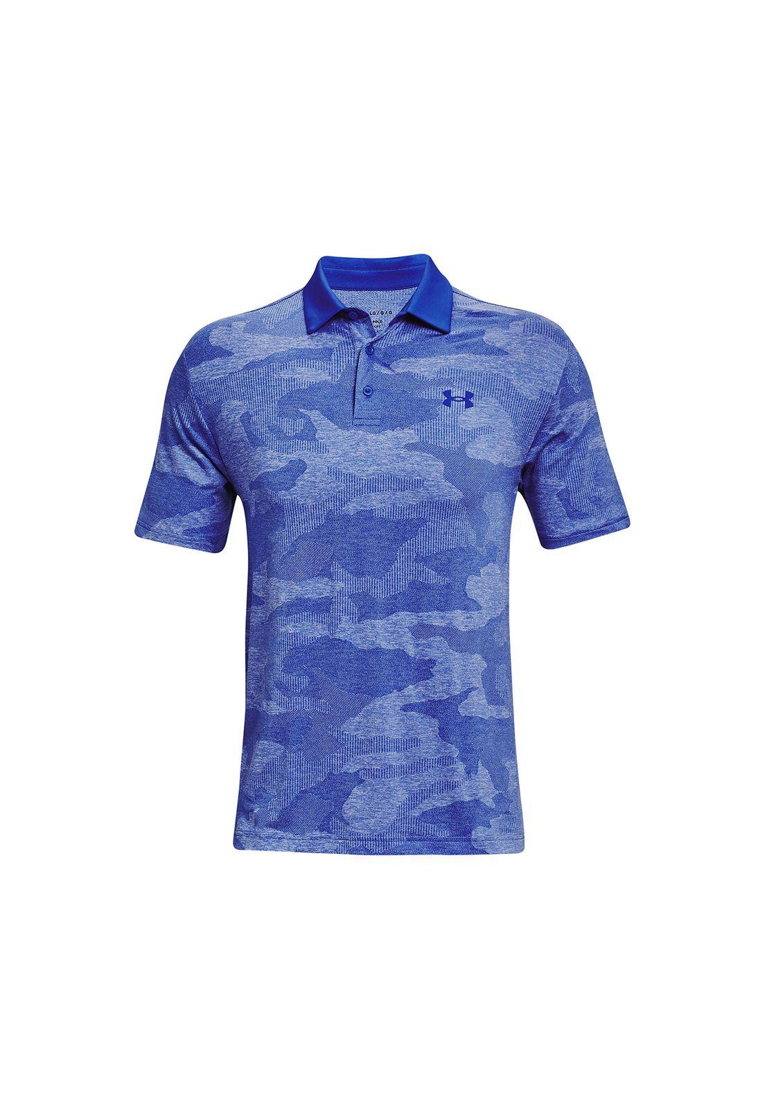 Polera Polo UA Playoff 2.0 Jac hombre Azul-0