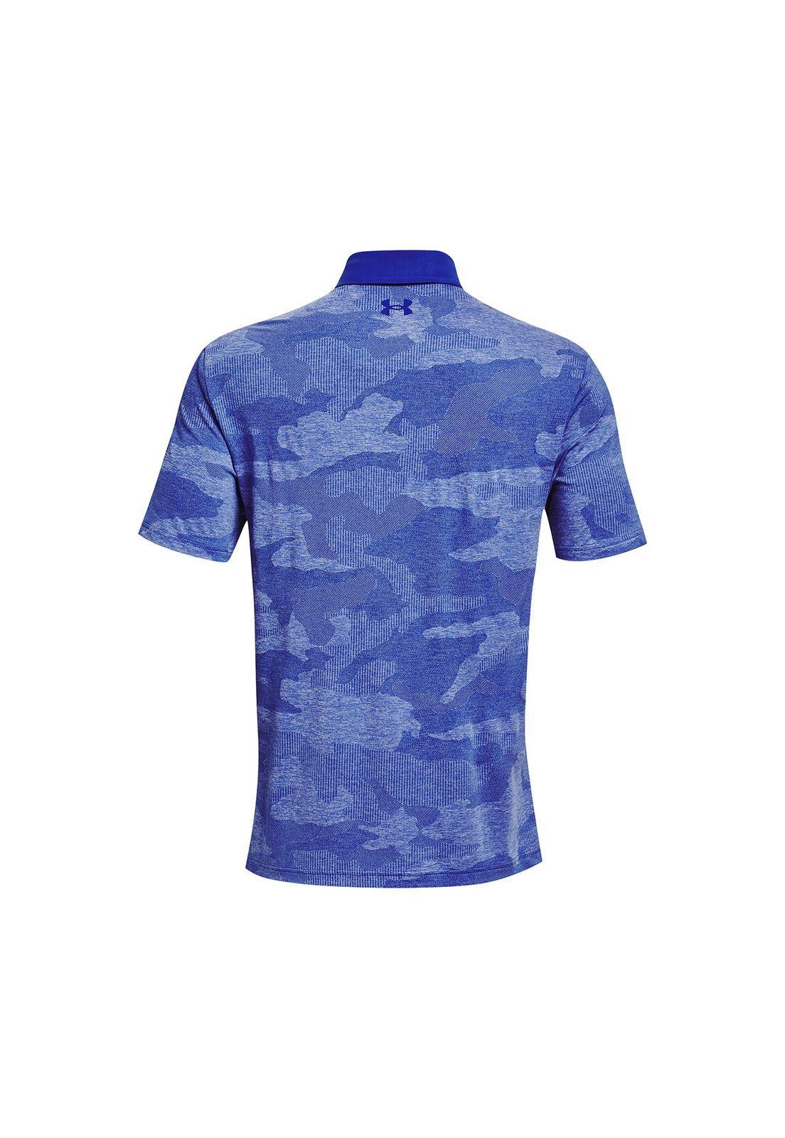 Polera Polo UA Playoff 2.0 Jac hombre Azul-1