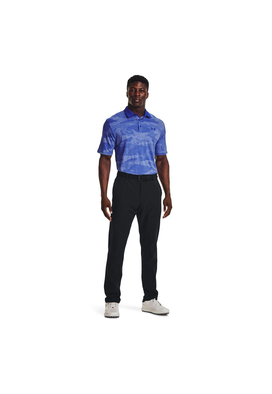 Polera Polo UA Playoff 2.0 Jac hombre Azul-5