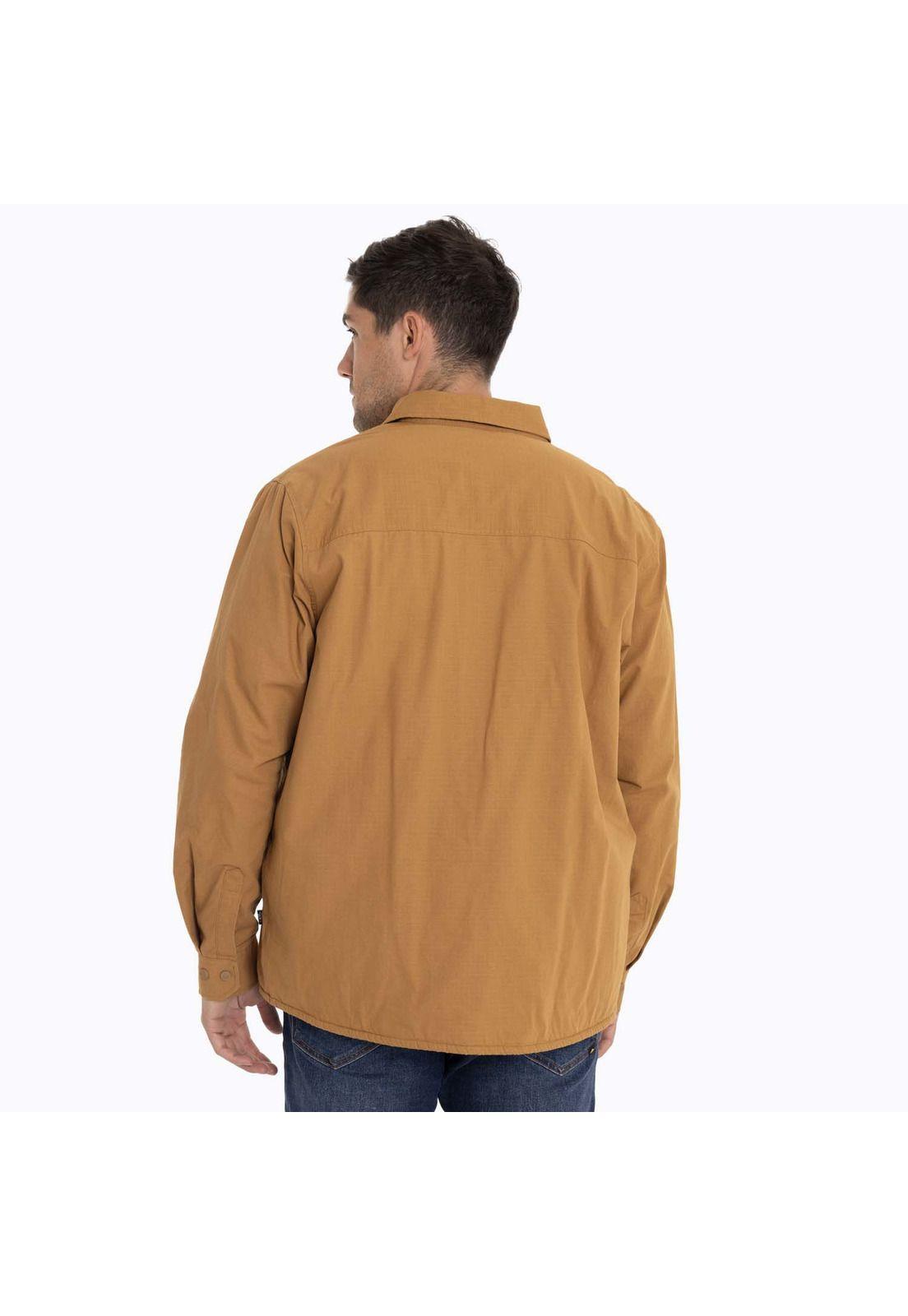 Chaqueta Sobrecamisa Hombre Carson Ov Mostaza Merrell-6