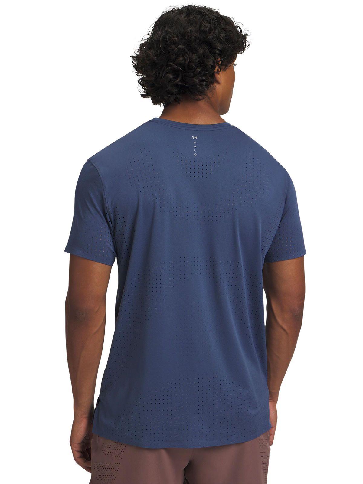 Polera Manga Corta Training para hombre Halo Vent azul  -1